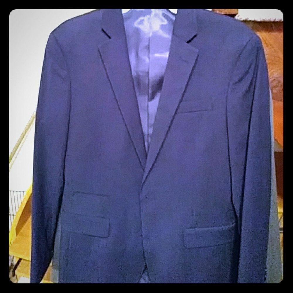 Blue suit